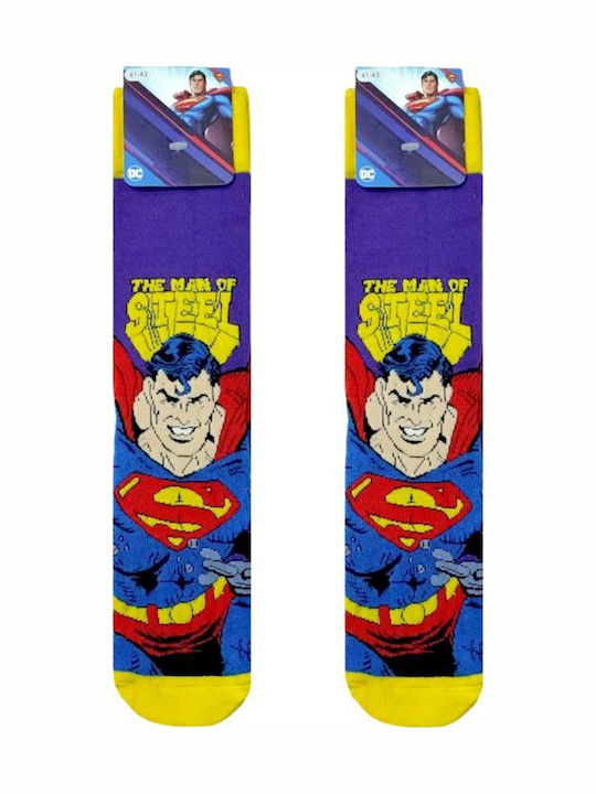 Disney Superman Ανδρικές Κάλτσες Πολύχρωμες 4Pack Disney Superman Ανδρικές Κάλτσες Πολύχρωμες 4Pack
