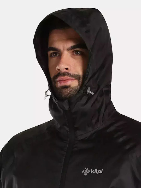 Μπουφάν Αδιάβροχο και Αντιανεμικό Black