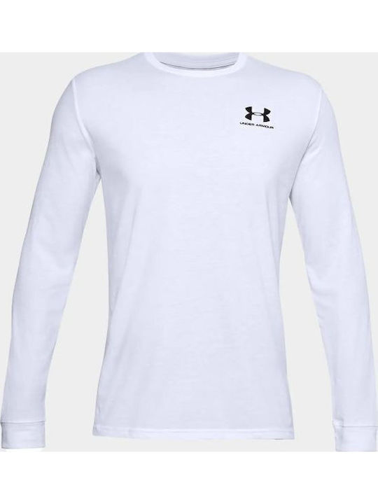 Ua Sportstyle Athletic Long Sleeve Blouse White
