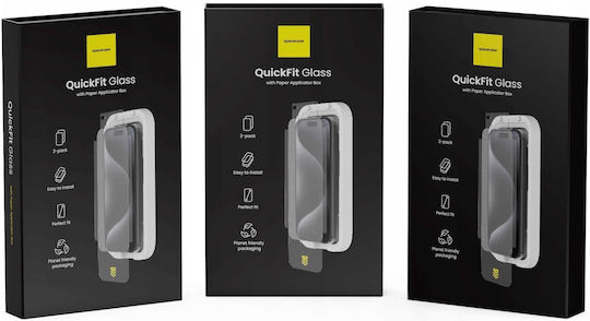 Spacecase 0.33mm Privacy Tempered Glass 2pcs (iPhone 16)