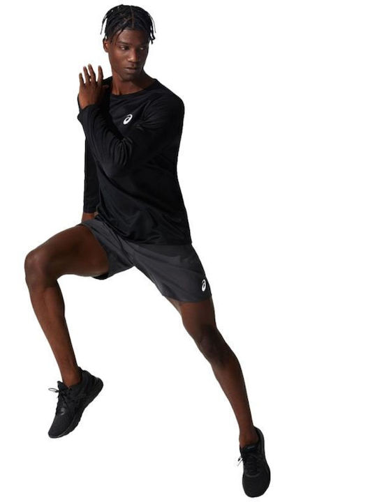 Core Long Sleeve Athletic Blouse Black