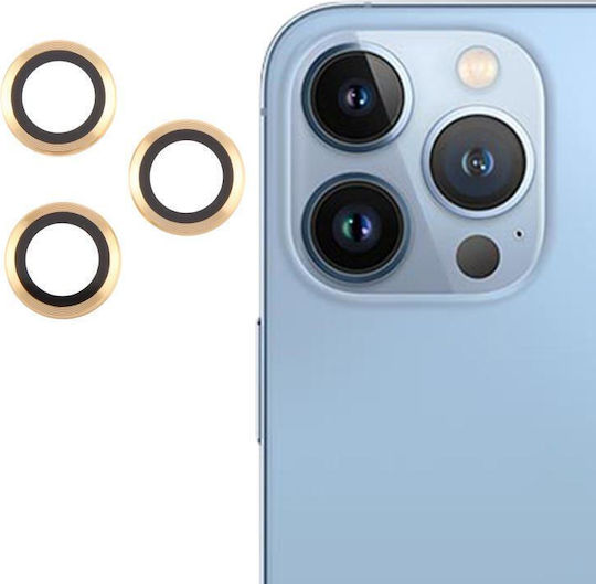Προστασία Κάμερας Μεμβράνη Χρυσό για το iPhone 13 Pro Max, iPhone 13 Pro
