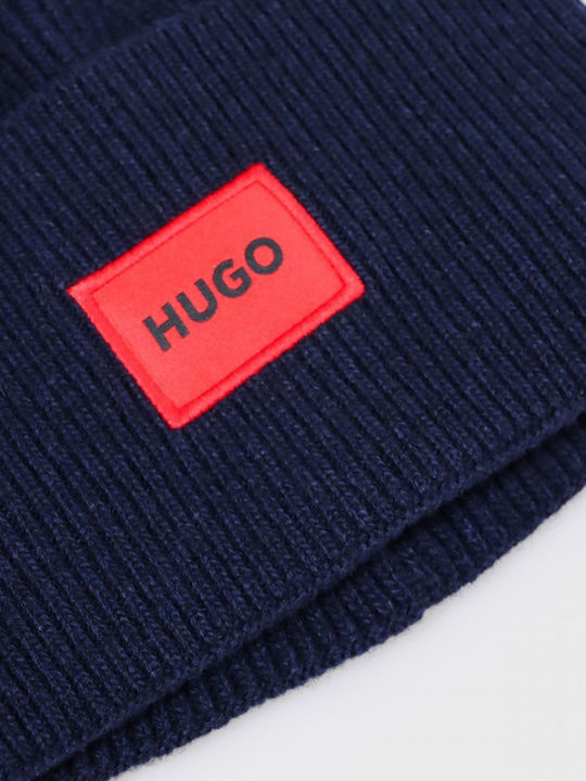 Xaff 6 Beanie Unisex Beanie Knitted in Blue color