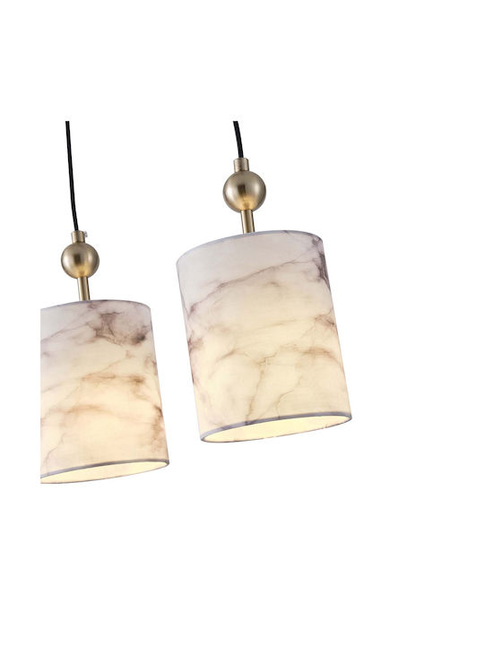 Eurolamp Verona Κρεμαστό Φωτιστικό Χάλκινο με Ντουί E14 57x13x100εκ.