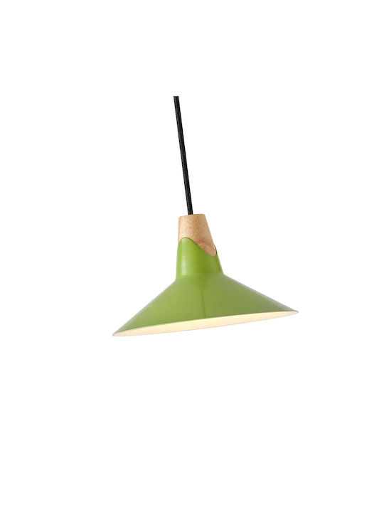 Eurolamp Chroma Ceiling Light Green Bell with E27 Socket 18x114x114cm