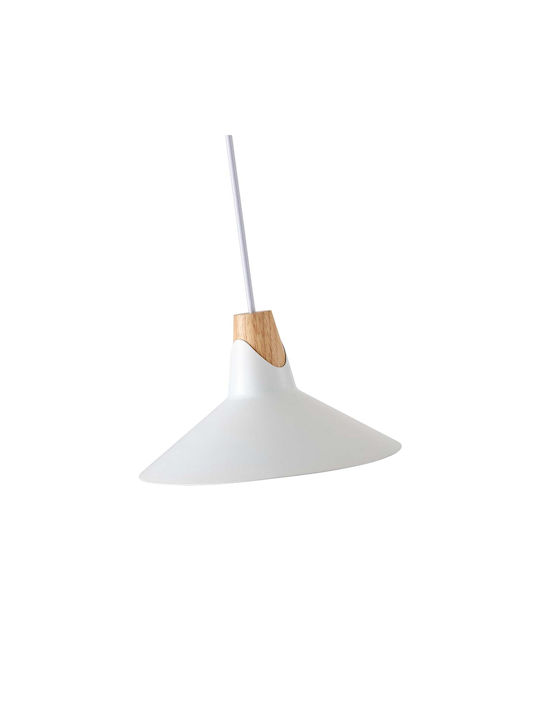 Eurolamp Chroma Ceiling Light White Bell with E27 Socket 18x114x114cm
