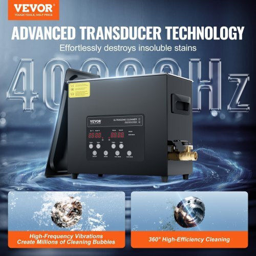 Vevor Ultrasonic Cleaner 6lt with Mechanical Timer