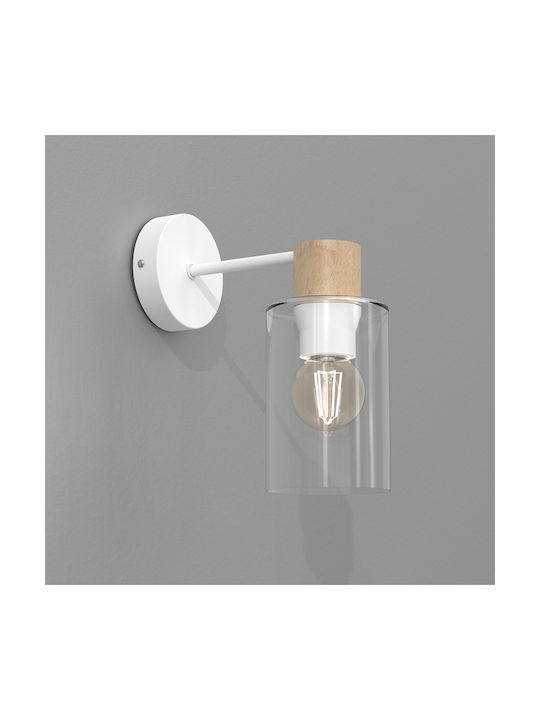 Eko Light Madera Осветително тяло За стена Бял 18см.