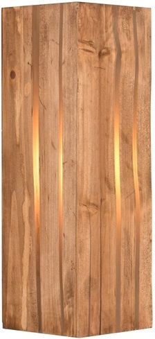 Trio Lighting Vintage Leuchte Wand mit Fassung E27 Beige 14x14x11cm