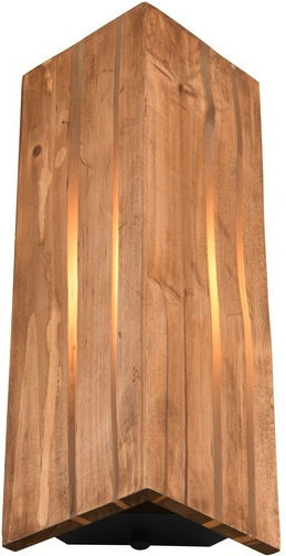 Trio Lighting Vintage Leuchte Wand mit Fassung E27 Beige 14x14x11cm