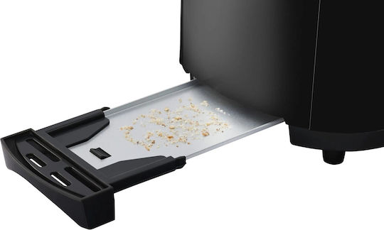Amica Toaster 2 Slots 750W Black