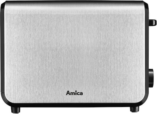 Amica Toaster 2 Slots 950W Inox