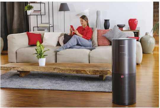 Hoover H-Purifier 700 Air Purifier 42W for Spaces 110m² Titanium