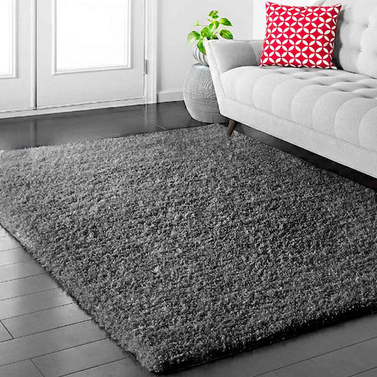 Χαλί Shaggy 200x270cm Γκρι
