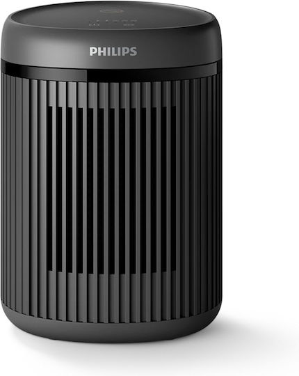 Philips Κεραμικό Αερόθερμο Δωματίου Δαπέδου Μαύρο 1500W