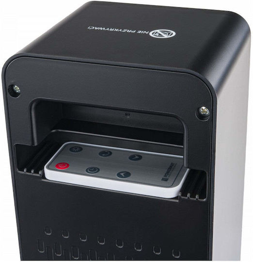 Powermat PM1252 Ceramic Fan Heater Room Floor Black 2000W