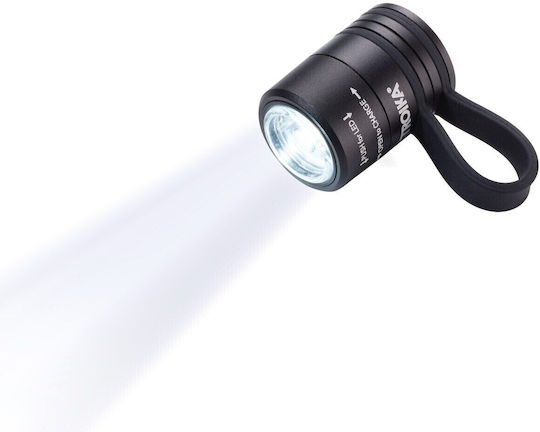 Troika Rechargeable Flashlight LED Eco Run Black