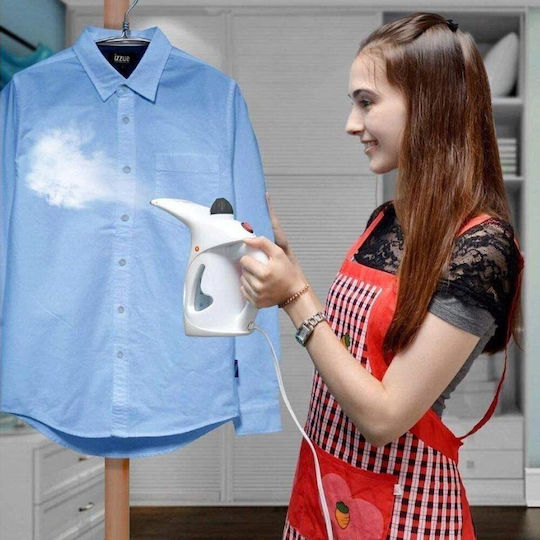 Kleiderdampfer Hand 800W mit Behälter 300ml Weiß