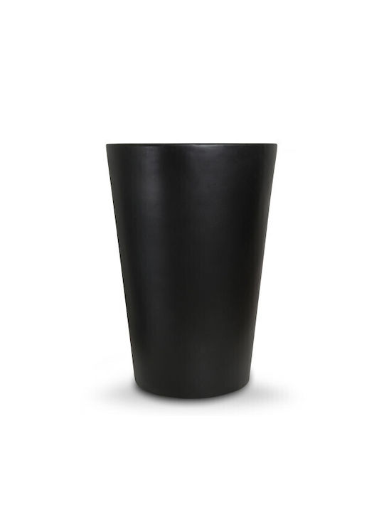 Harmony Pot Ceramic Black 30x30x51.5cm.