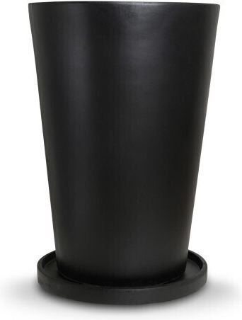 Harmony Ghiveci Ceramică Negru 50.5x50.5x71.5cm.