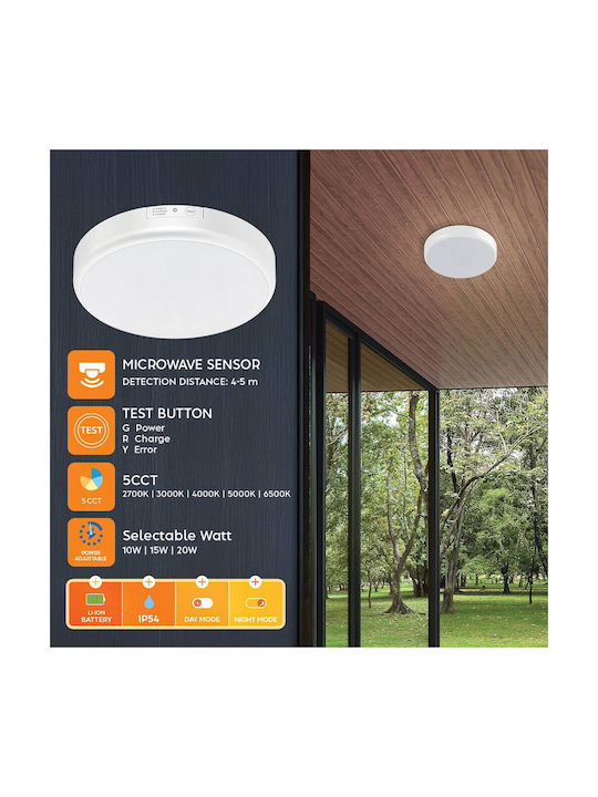 Braytron Ceiling Mount Light Bathroom