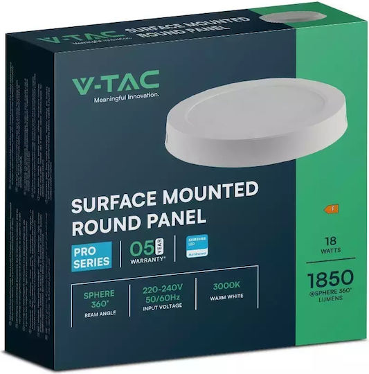 V-TAC Recessed LED Panel 18W V-TAC Recessed LED Panel 18W