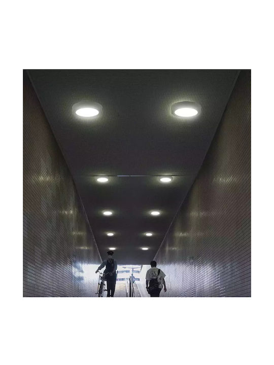 V-TAC Στρογγυλό LED Panel 6W με Ψυχρό Λευκό Φως 6400K