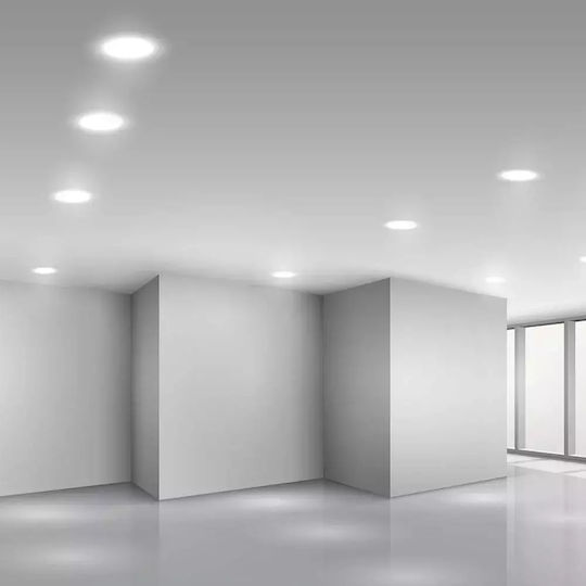 V-TAC Кръгла Вграден LED Панел 24W с Студено бяло Светлина 6500К 29см.