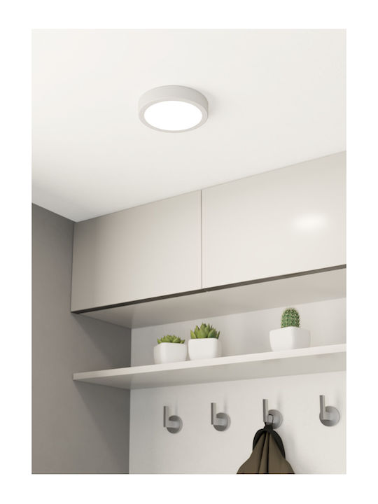 Eglo Fueva 5 Στρογγυλό Εξωτερικό LED Panel 10.5W με Θερμό Λευκό Φως 3000K 16εκ.