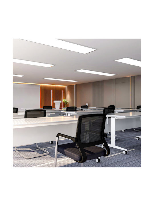 Eko Light Παραλληλόγραμμο Κρεμαστό LED Panel 40W με Φυσικό Λευκό Φως 4000K 120x30εκ.