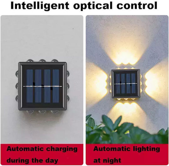 Factory Montat pe perete Lampă Solară cu Alb Cald Lumină 3000K IP65