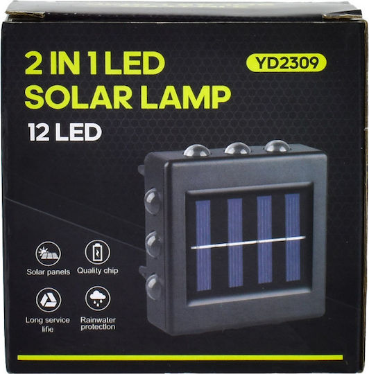Factory Montat pe perete Lampă Solară cu Alb Cald Lumină 3000K IP65