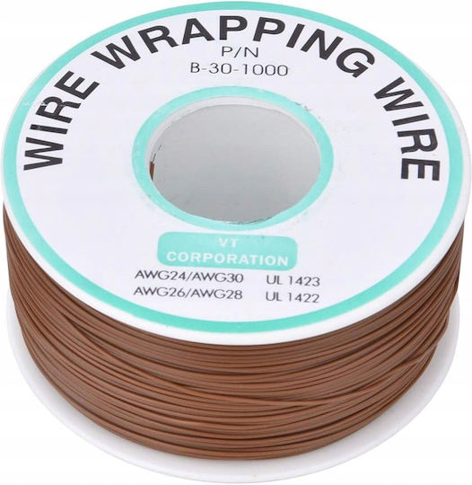 Καλώδιο Τύπου Kynar Awg 0.25mm Καφέ 200m
