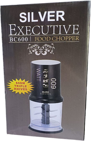 BC600 Πολυκόπτης Multi 600W με Δοχείο 500ml Μαύρος