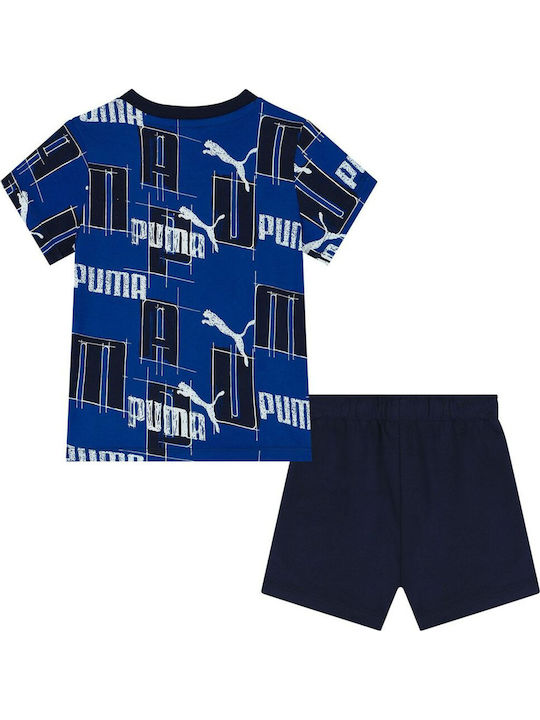 PUMA Kids Clothing Set with Shorts Cobalt Glaze 2 Pieces