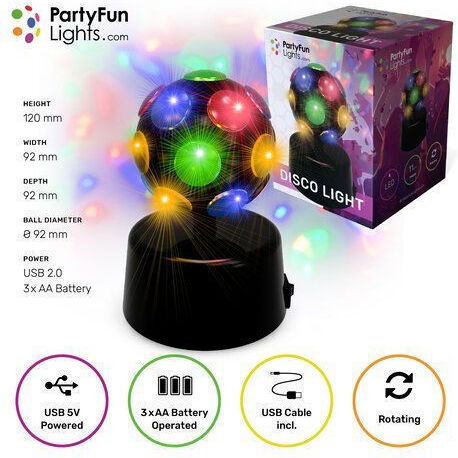 Party Fun Lights Декоративна Лампа Светлина за партита Многоцветен