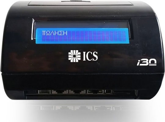 ICS i30 Registrierkasse mit Batterie in Schwarz Farbe