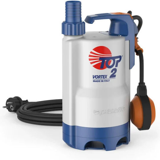 Pedrollo Μονοφασική Αντλία Ακαθάρτων / Λυμάτων 0.5hp με Φλοτέρ 48TOPV12A1