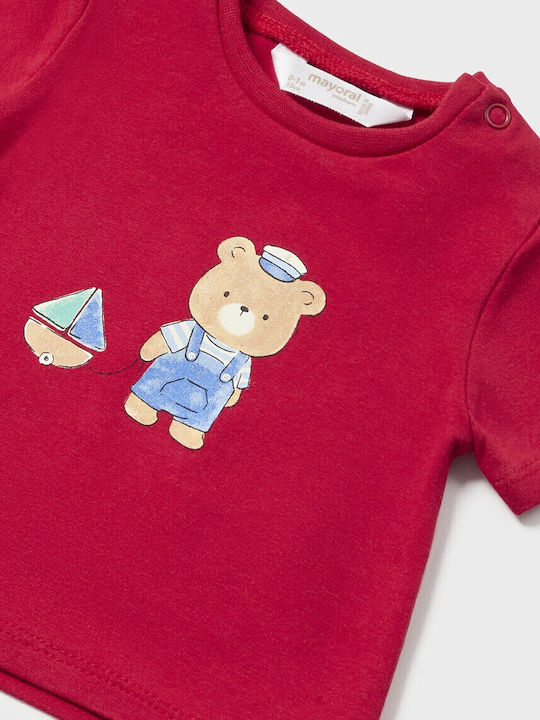 Kids' Set with Pants Summer 2pcs Red