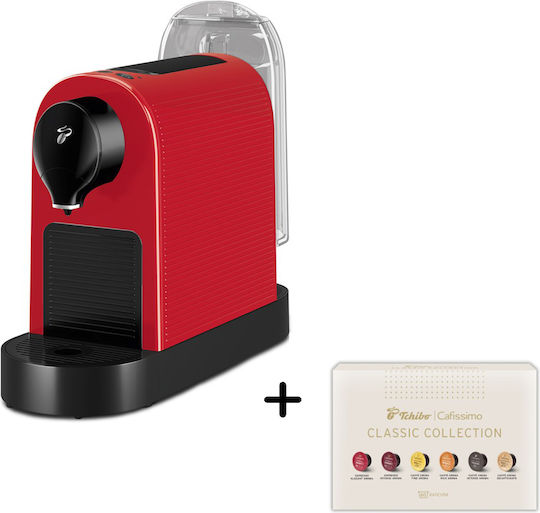 Tchibo Pure Plus Espressor pentru capsule Cafissimo Presiune 15bar Roșie