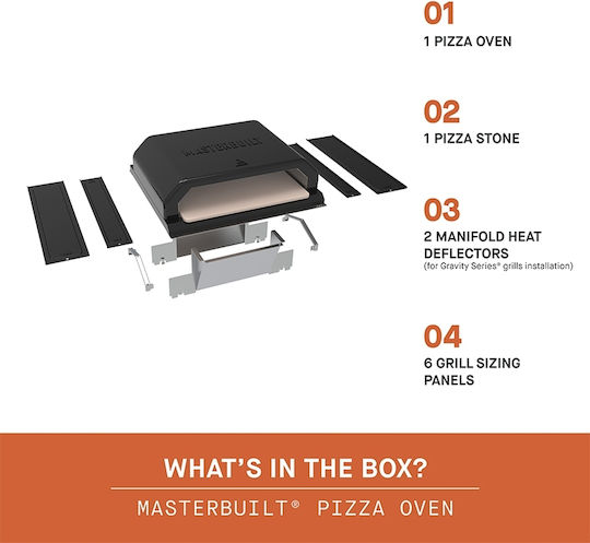 Masterbuilt Pizza Oven LPG 49x41x14cm