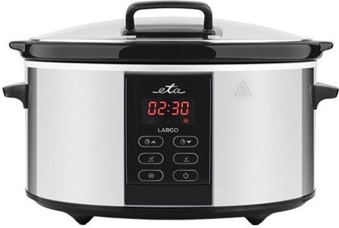 ETA Slow Cooker 245W with Capacity 6L Silver