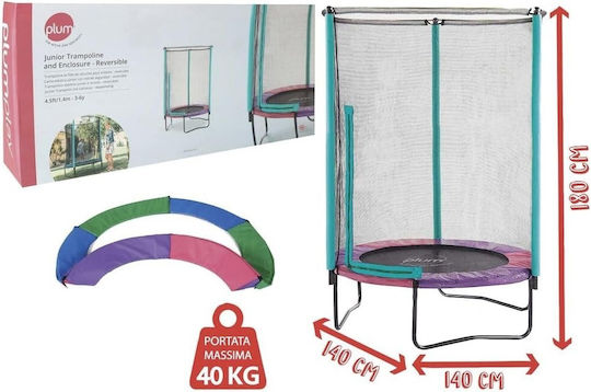 Globo Trampolin Kinder Durchmesser 140cm mit Netz