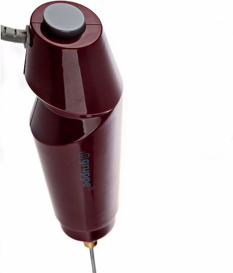 Gruppe PDH007 Electric Hand Held Coffee Frother 25W with 2 Speeds Red