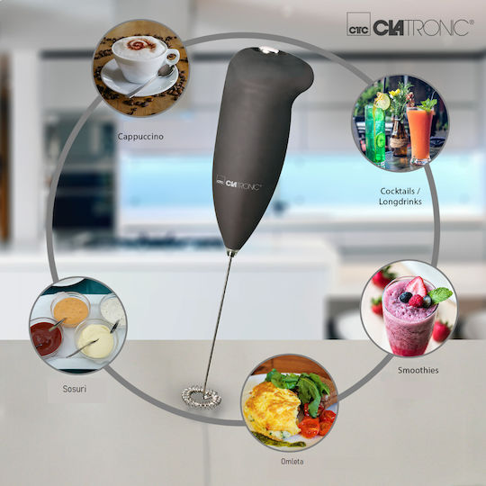 Clatronic MS 3089 Spumieră de cafea Baterie de mână Negru