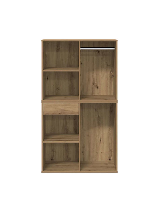 Bodenstehende Schminktisch Schlafzimmer Holz Echte Eiche mit Spiegel & Hocker 60x40x140cm
