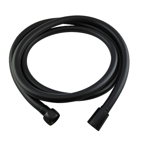 Interflex Σπιράλ Ντουζ Πλαστικό 175cm Μαύρο