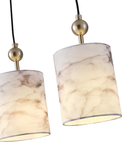Eurolamp Verona Pendant Light Copper with Socket E14, E.14 57x13x100cm