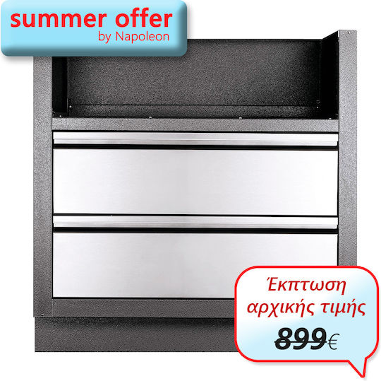 Napoleon Oasis Πάγκος Ψησταριάς Για Ψησταριές Built-in BIG 32 & BI 32