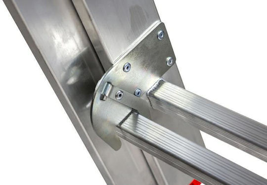 Leiter Aluminium mit 3x11 Stufen